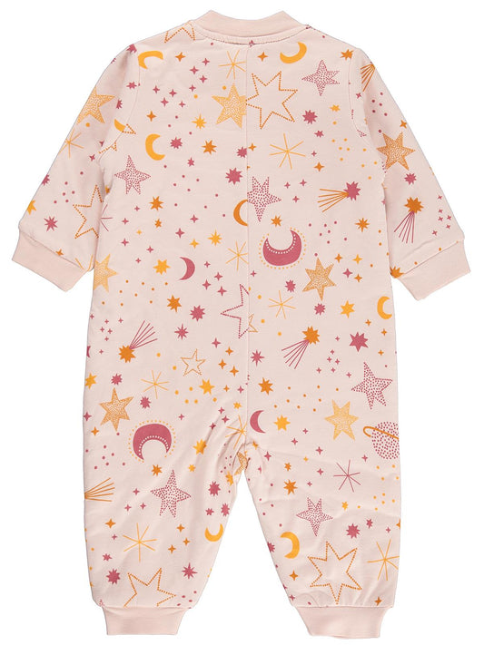 Civil Baby Ay Yıldız Empirme | 1.2 TOG Uyku Tulumu | Süprem | Uzun Kollu Bisiklet Yaka - Pudra
