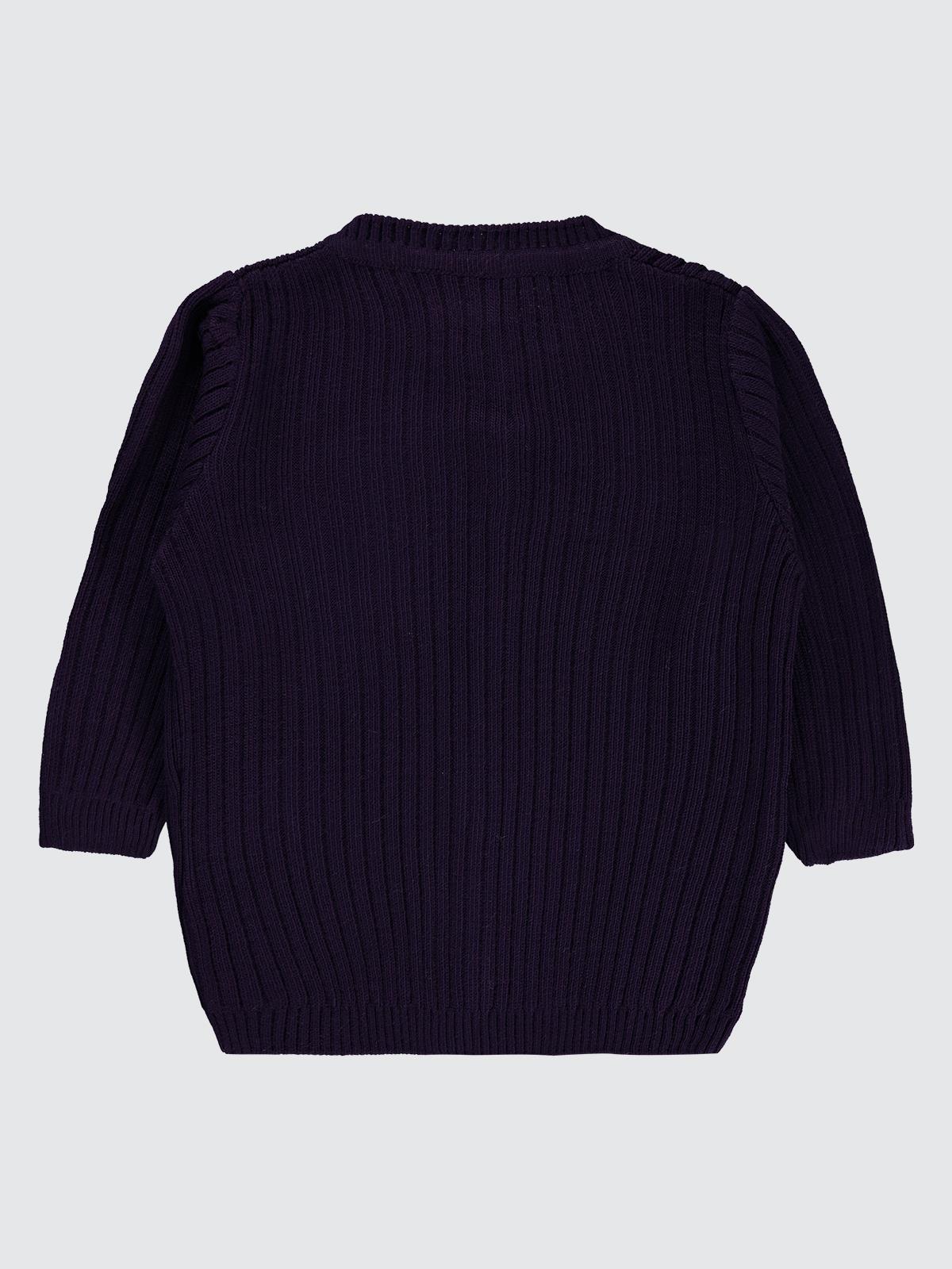 Civil Baby Basic Fitilli 6-18 Ay Hırka - Lila