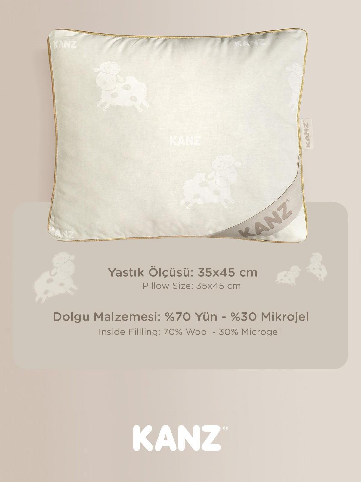 Kanz Yün Bebek Yastığı 35x45 cm - Standart