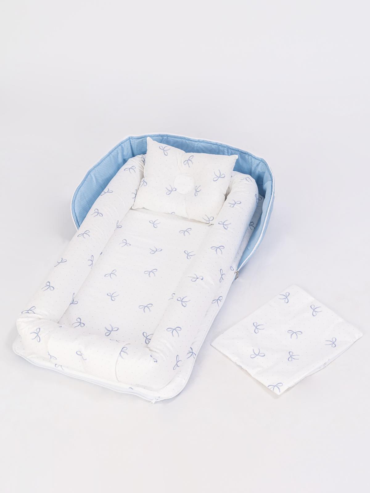 Tiffany Taşınabilir Çantalı Babynest - Mavi