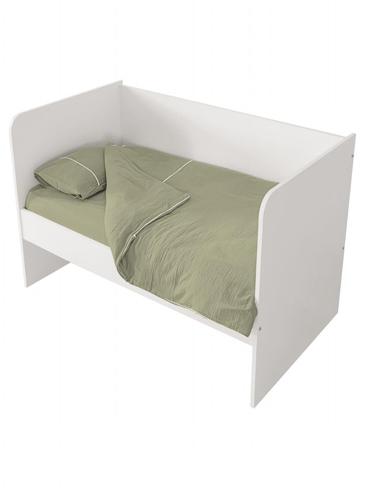 Pierre Cardin Actual Müslin 3'Lü Bebek Nevresim Takımı 100x150 - Beyaz