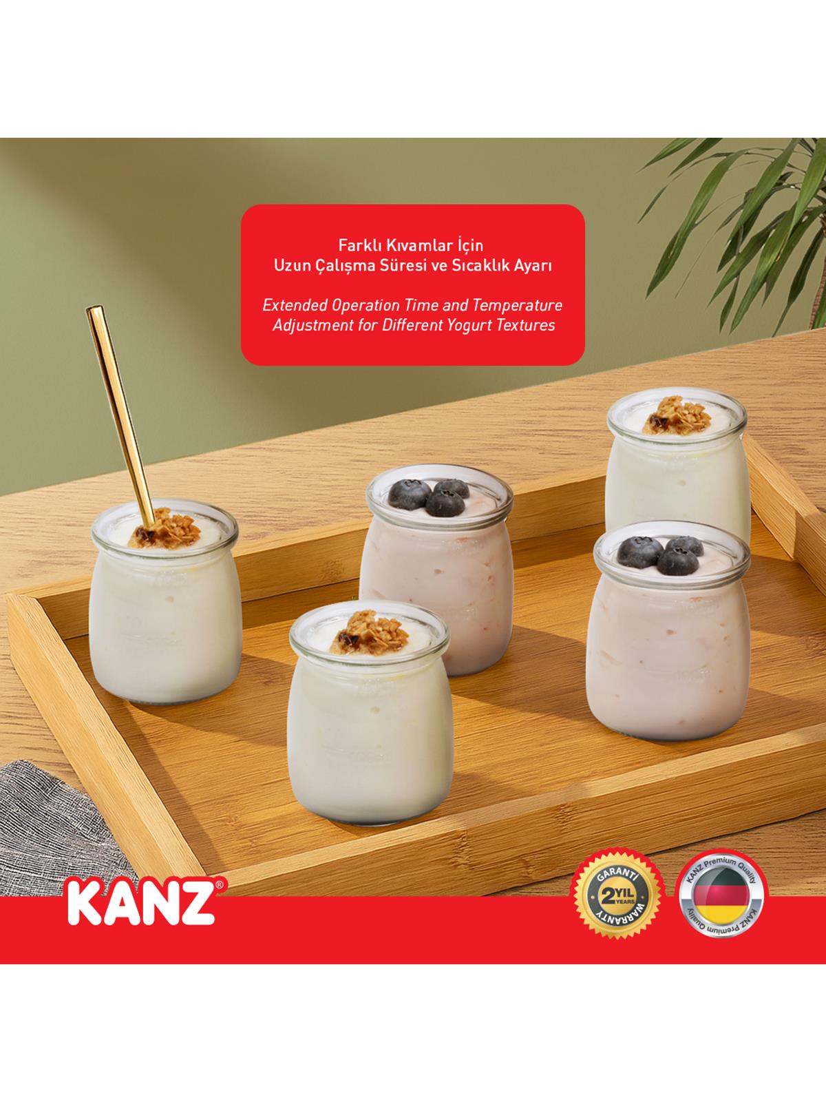 Kanz Yoğurt Yapma Makinesi - Standart