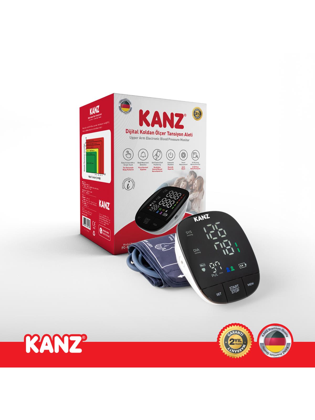 Kanz Dijital Koldan Ölçer Tansiyon Aleti - Standart
