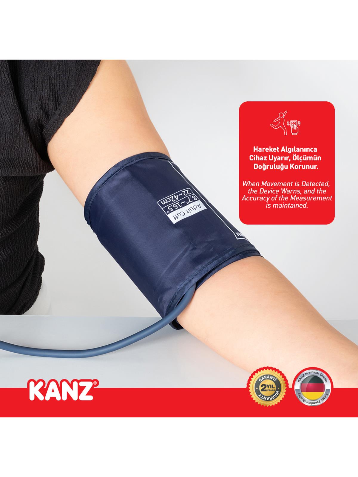 Kanz Dijital Koldan Ölçer Tansiyon Aleti - Standart