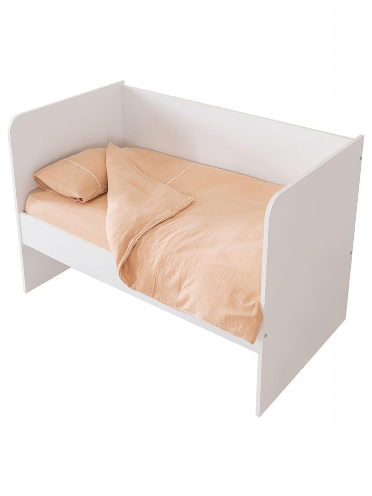 Pierre Cardin Actual Müslin 3'Lü Bebek Nevresim Takımı 100x150 - Beyaz