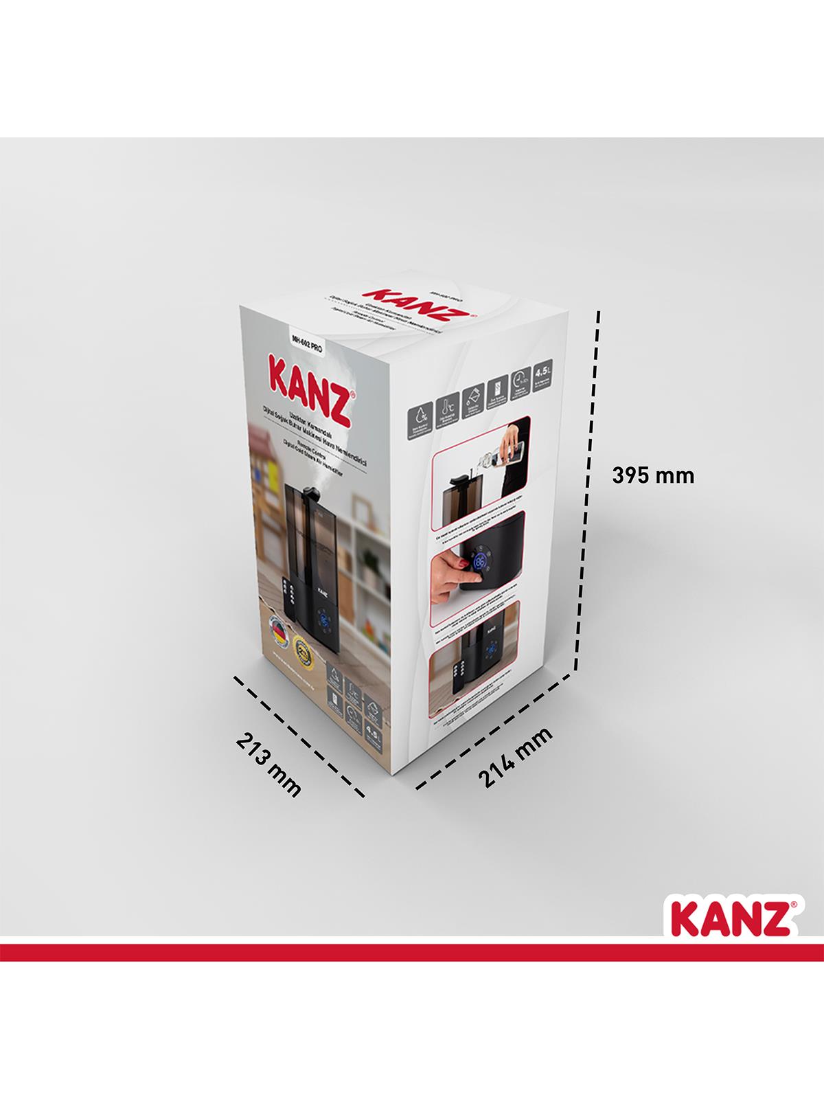 Kanz Uzaktan Kumandalı Dijital Soğuk Buhar Makinesi- Hava Nemlendirici