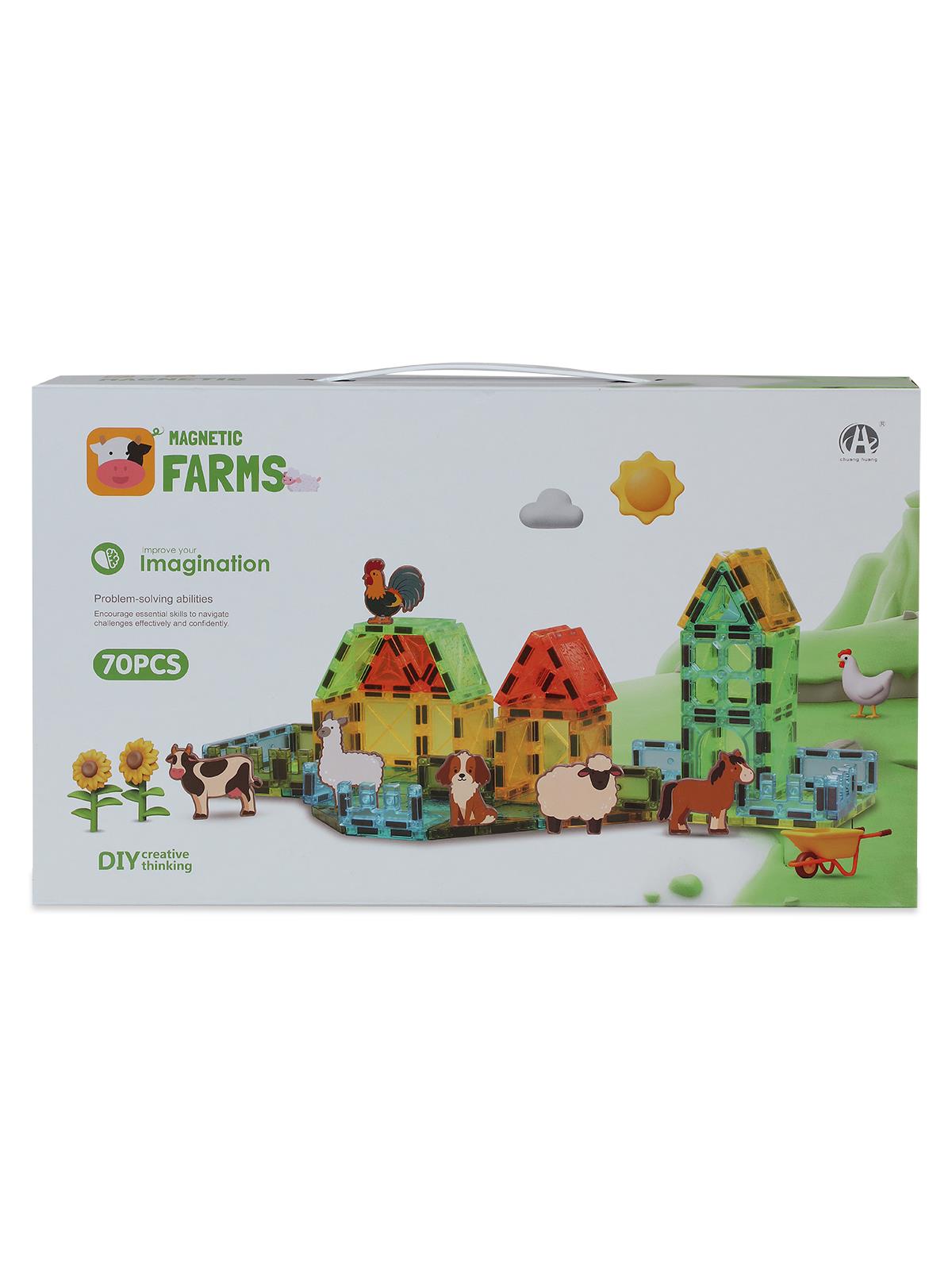 Magnetic Manyetik Bloklar 70 Parça 5.5CM