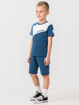 U.S. Polo Assn Kids 4-7 Yaş Takım - Mavi