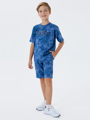 U.S. Polo Assn Kids 4-7 Yaş Takım - Mavi
