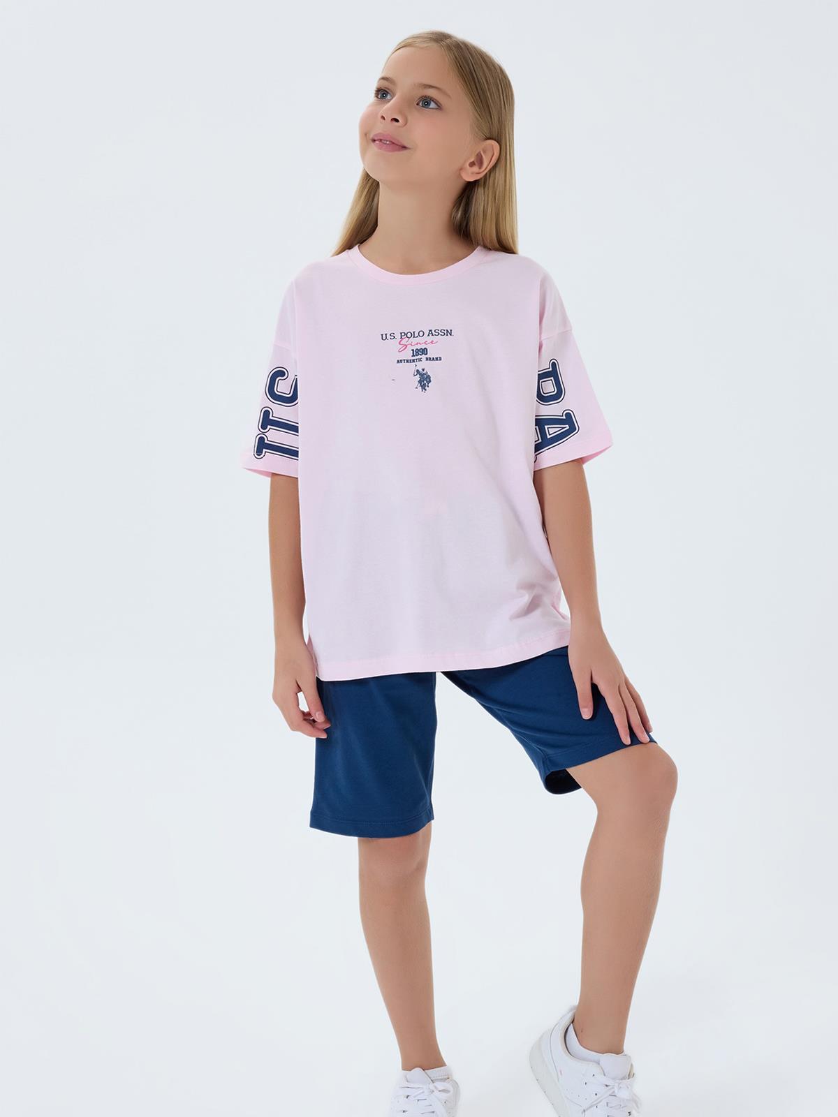 U.S. Polo Assn Kids 9-14 Yaş Takım - Pembe