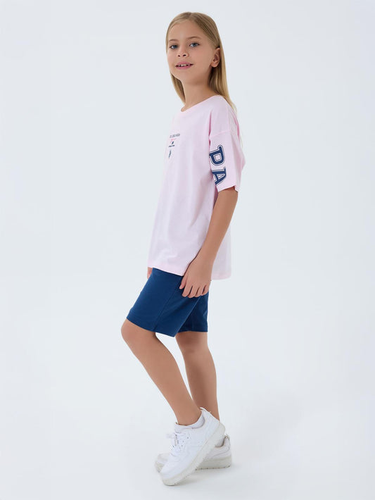 U.S. Polo Assn Kids 9-14 Yaş Takım - Pembe