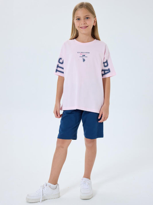 U.S. Polo Assn Kids 9-14 Yaş Takım - Pembe
