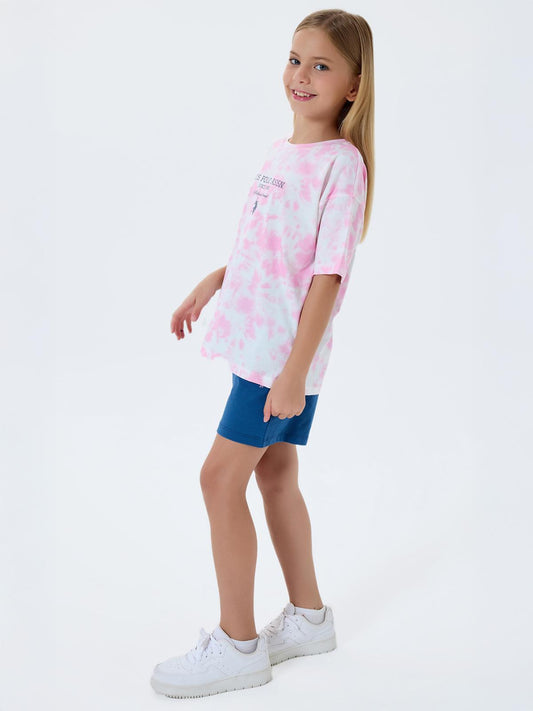 U.S. Polo Assn Kids 4-7 Yaş Takım - Pembe