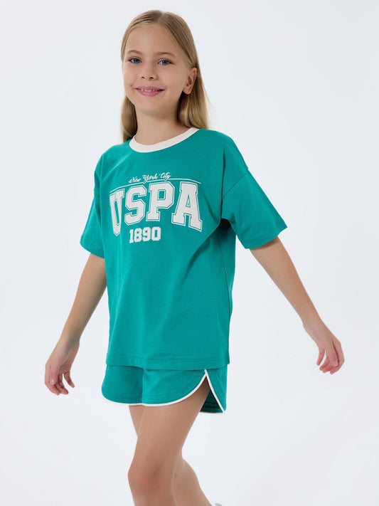 U.S. Polo Assn Kids 9-14 Yaş Takım - Yeşil