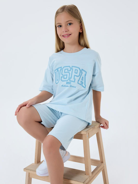 U.S. Polo Assn Kids 4-7 Yaş Takım - Mavi