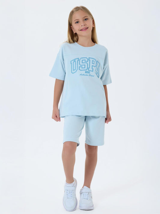 U.S. Polo Assn Kids 4-7 Yaş Takım - Mavi