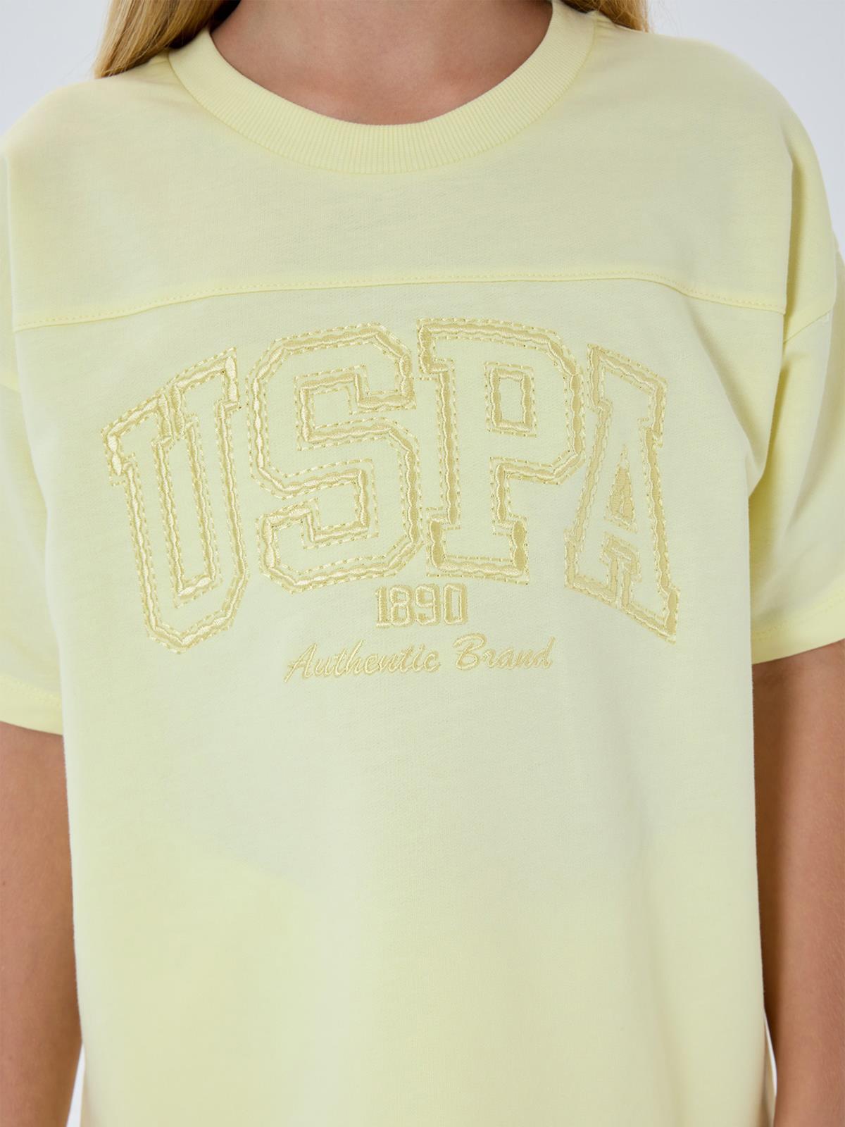 U.S. Polo Assn Kids 4-7 Yaş Takım - Sarı