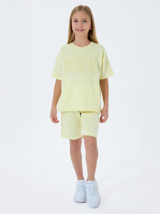 U.S. Polo Assn Kids 4-7 Yaş Takım - Sarı