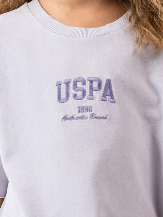 U.S. Polo Assn Kids 9-14 Yaş Takım - Lila