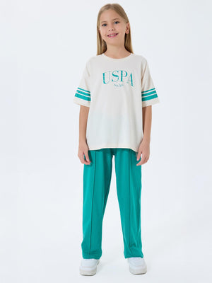 U.S. Polo Assn Kids 4-7 Yaş Takım - Bej