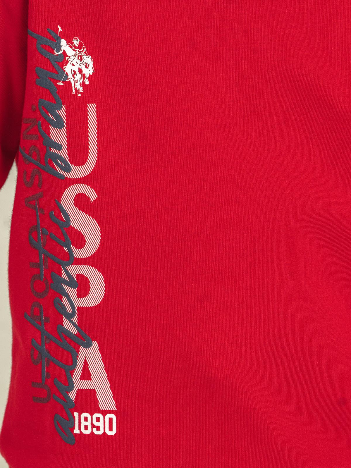 U.S. Polo Assn Kids Eşofman Takımı | 3 İp-3 İp Uzun Kol Bisiklet Yaka | Okul Kreş ve Günlük Kullanım - Kırmızı