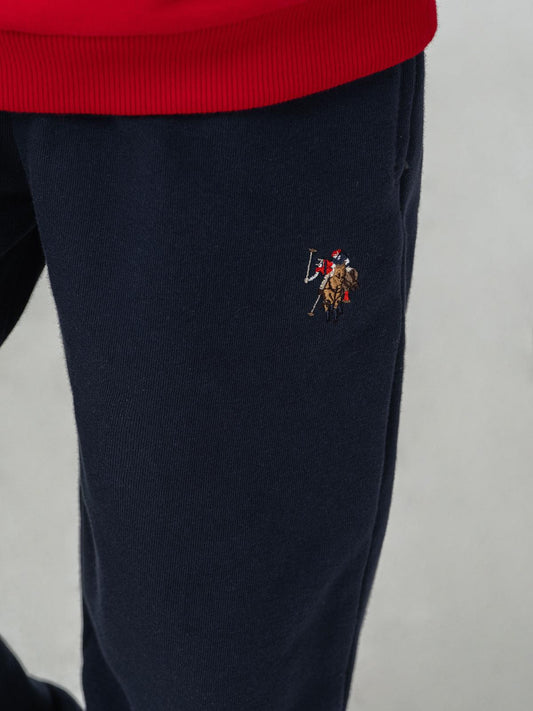U.S. Polo Assn Kids Eşofman Takımı | 3 İp-3 İp Uzun Kol Bisiklet Yaka | Okul Kreş ve Günlük Kullanım - Kırmızı