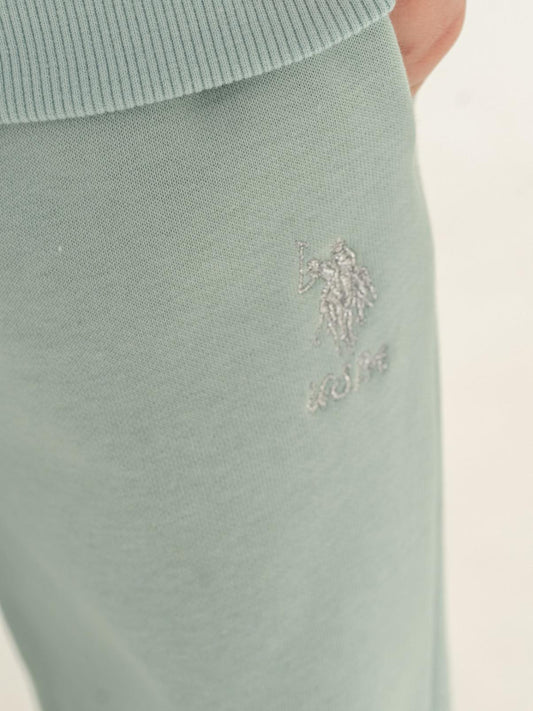 U.S. Polo Assn Kids Eşofman Takımı | 3 İp-3 İp Uzun Kol Bisiklet Yaka | Okul Kreş ve Günlük Kullanım - Yeşil
