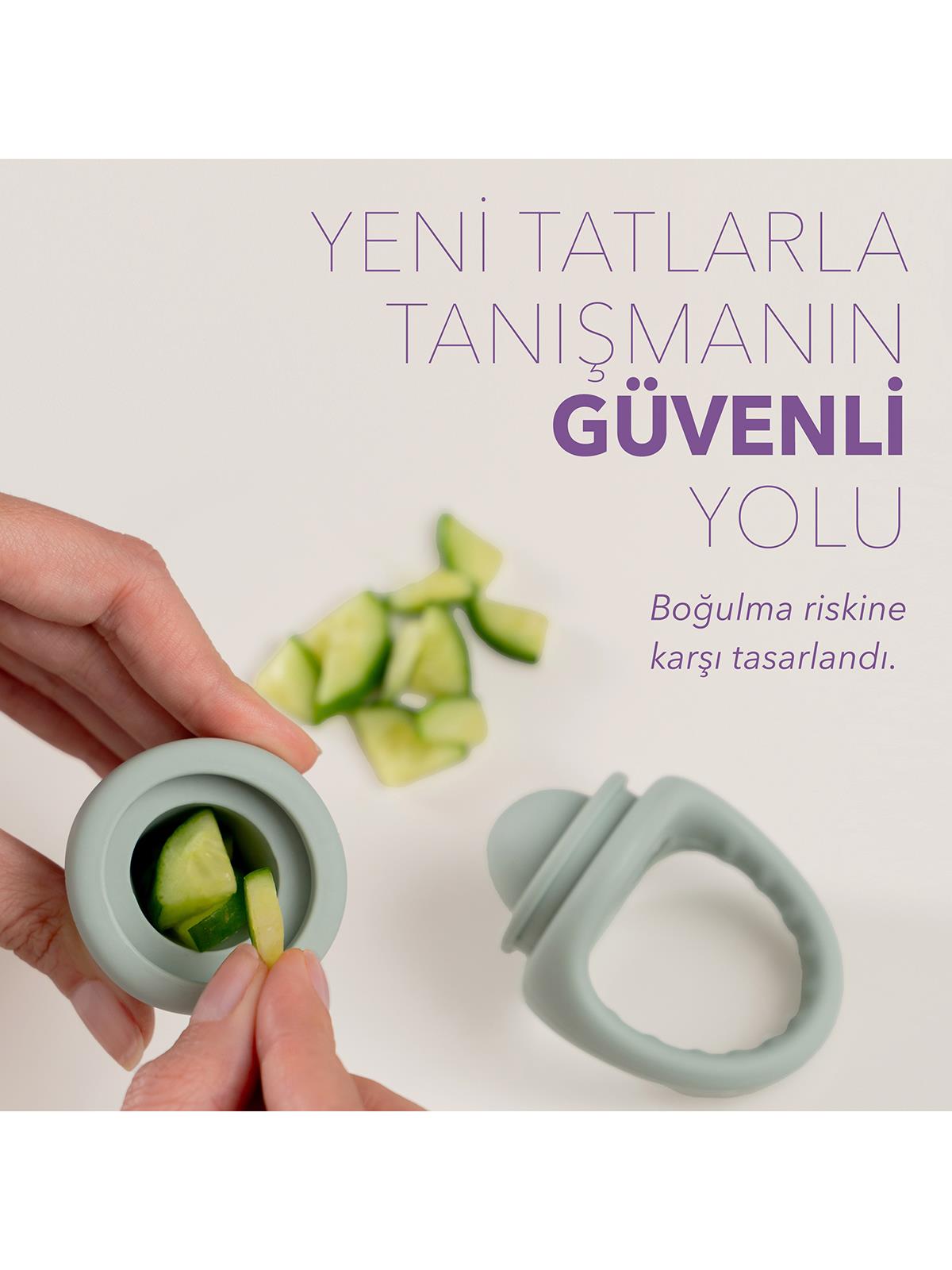 Mochi Pop-Up Gıda Emziği - Mavi