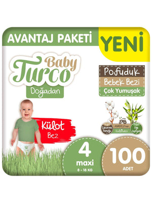 Baby Turco Doğa Knl Avantaj Külot Maxi 100 Adet