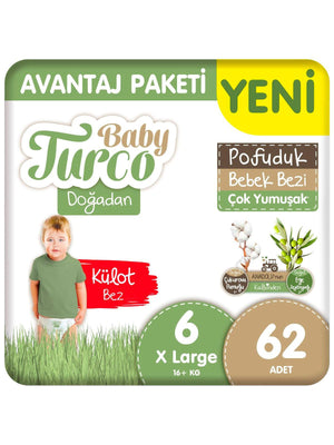 Baby Turco Doğa Knl Avantaj Külot Xl 62 Adet