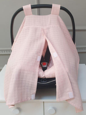 Yuar Baby Müslin Anakucağı Örtü ve Minder Seti - Pembe