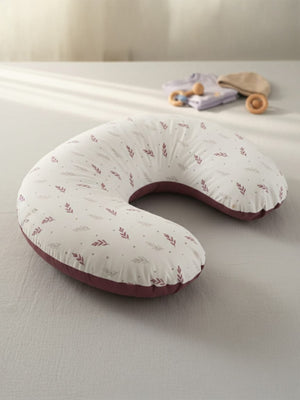 Yuar Baby Leaf Desenli Emzirme Minderi - Lila