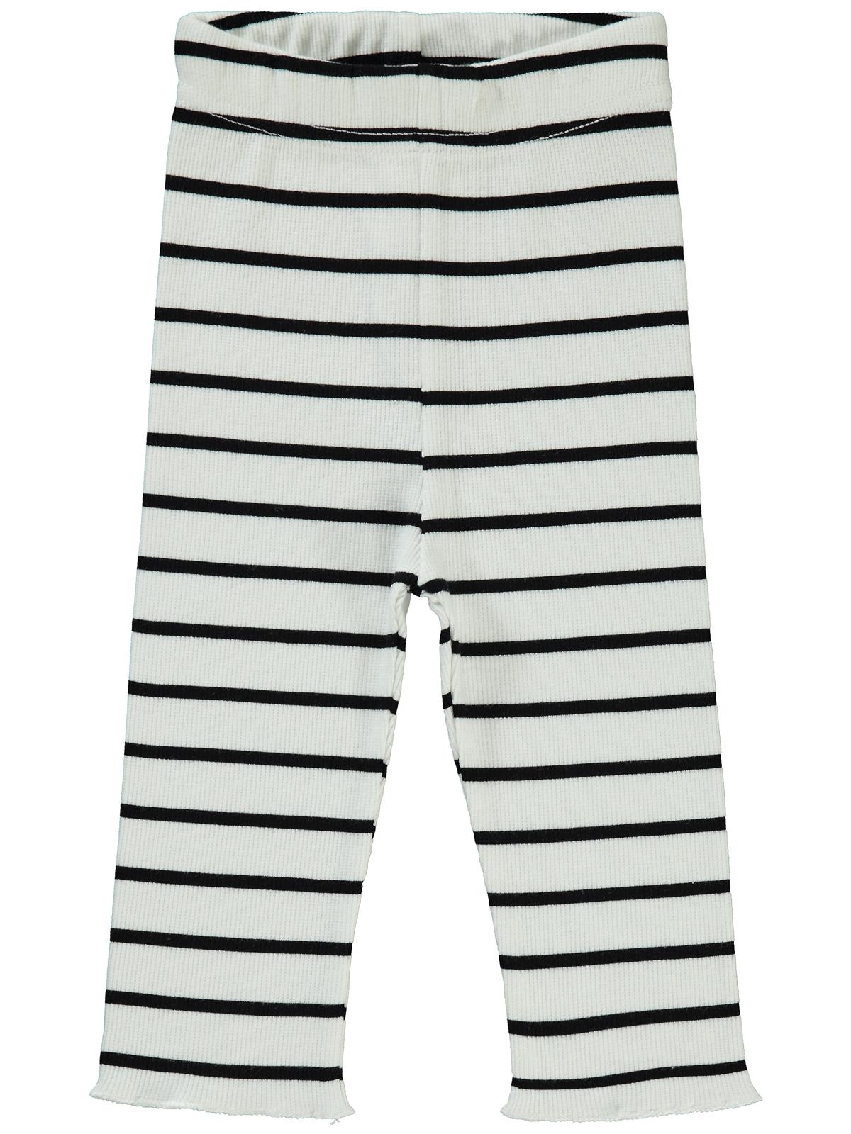 Civil Baby Çizgili 6-18 Ay Tayt - Siyah