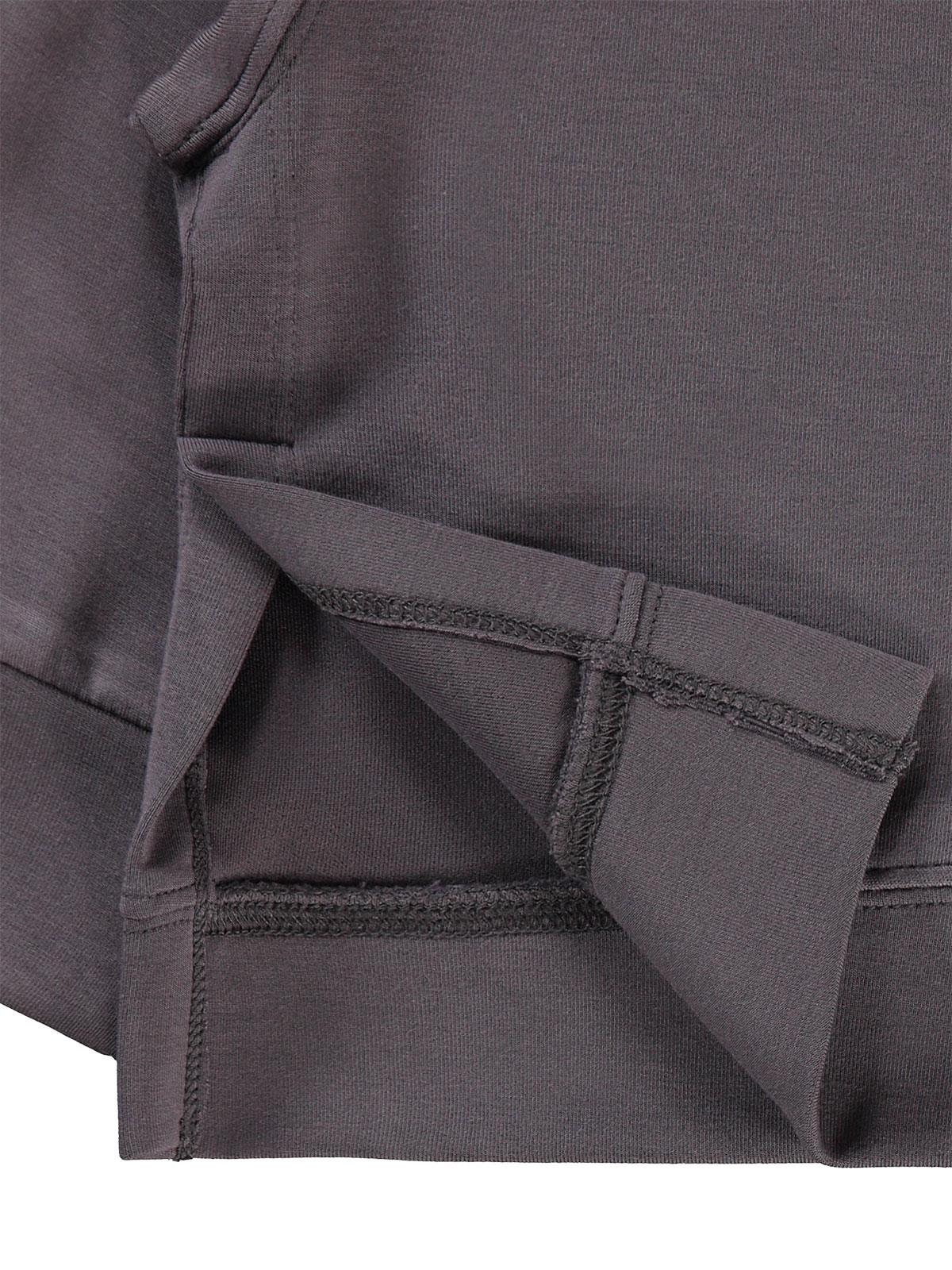 Civil Kız Çocuk Beautiful Baskılı Sweatshirt | Double Face İnterlok | Okul Kreş ve Günlük Kullanım - Gri