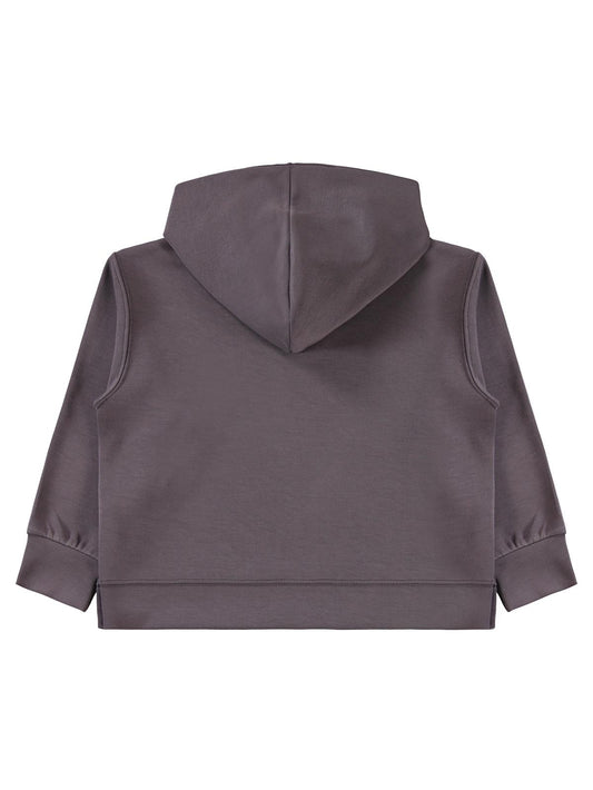 Civil Kız Çocuk Beautiful Baskılı Sweatshirt | Double Face İnterlok | Okul Kreş ve Günlük Kullanım - Gri