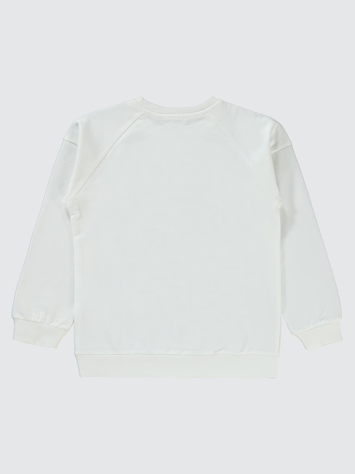 Civil Boys Brokoklyn Nakışlı 6-9 Yaş Sweatshirt - Ekru