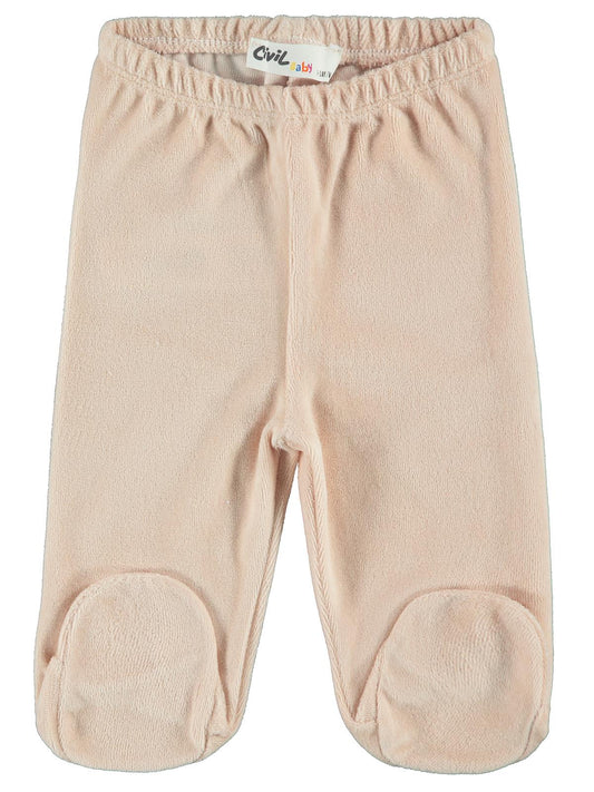 Civil Baby Düz Basic 1-6 Ay Tek Alt Bebe - Pudra
