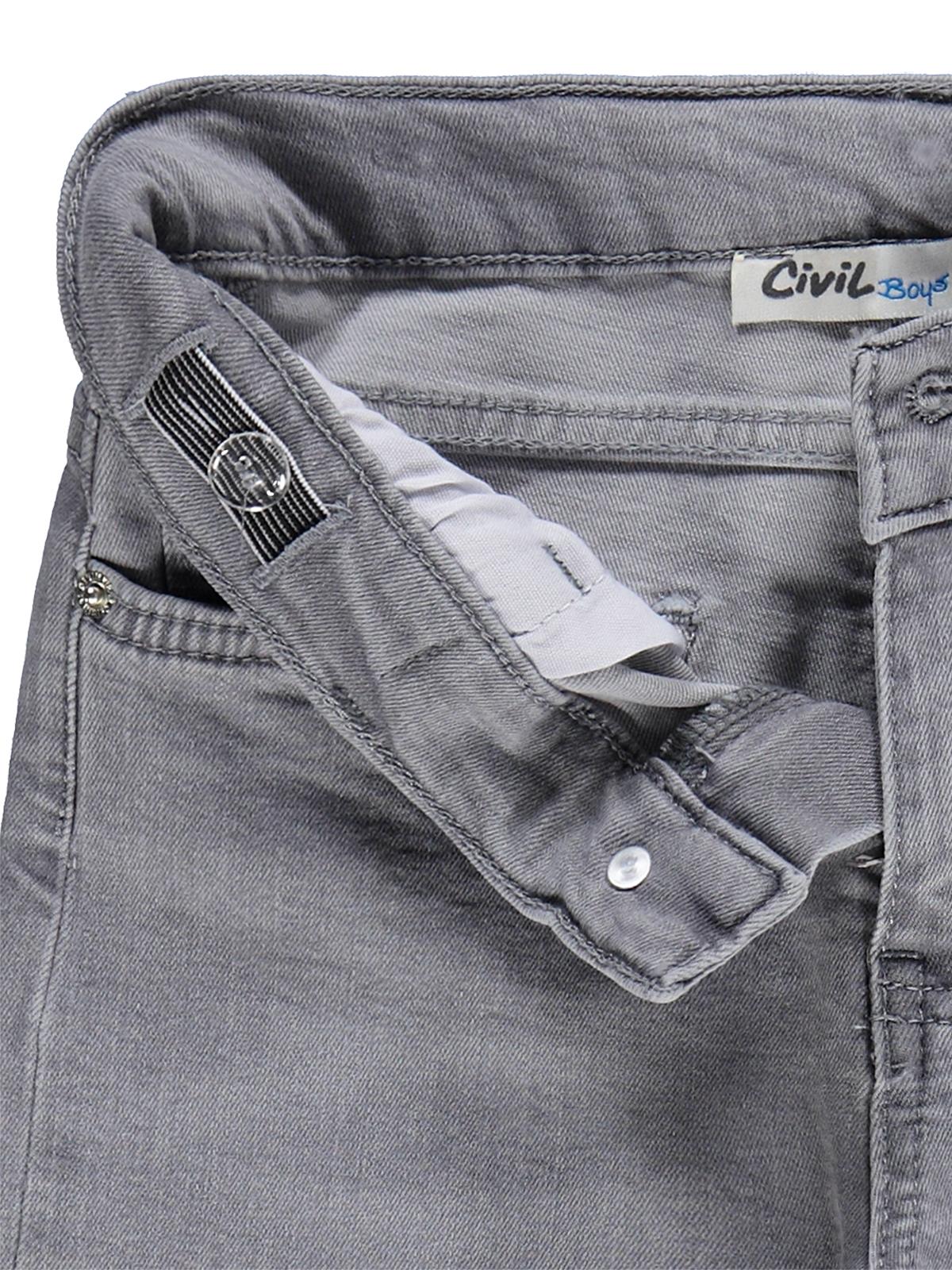 Civil Boys Basic 5 Cep 10-13 Yaş Pantolon - Gri