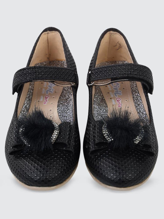 Civil Babet Ayakkabı | Suni Deri-Tekstil | Okul Kreş ve Günlük Kullanım - Siyah