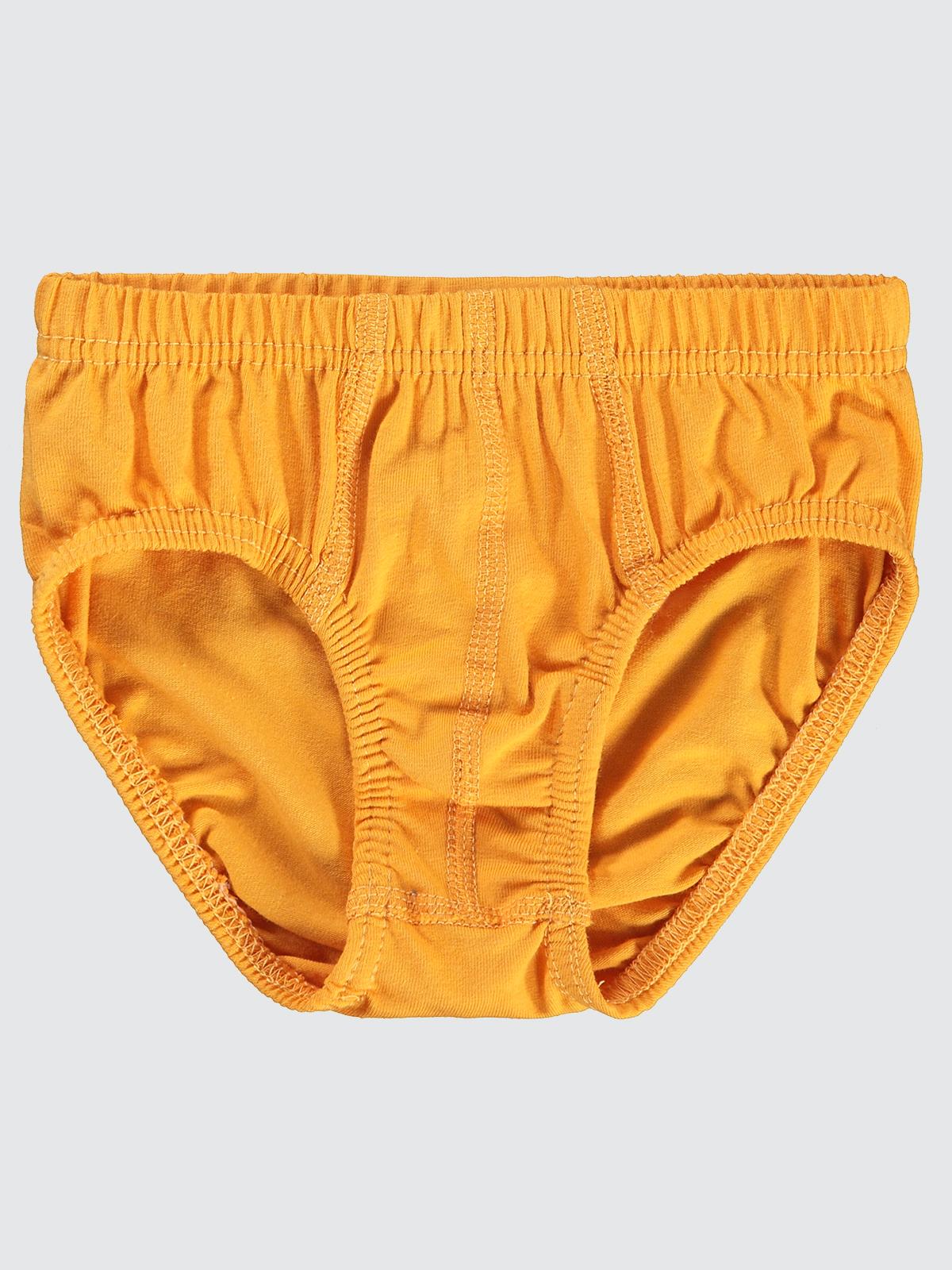 Civil Erkek Çocuk  Basic 2'li Külot Set | Okul Kreş ve Günlük Kullanım - Turuncu