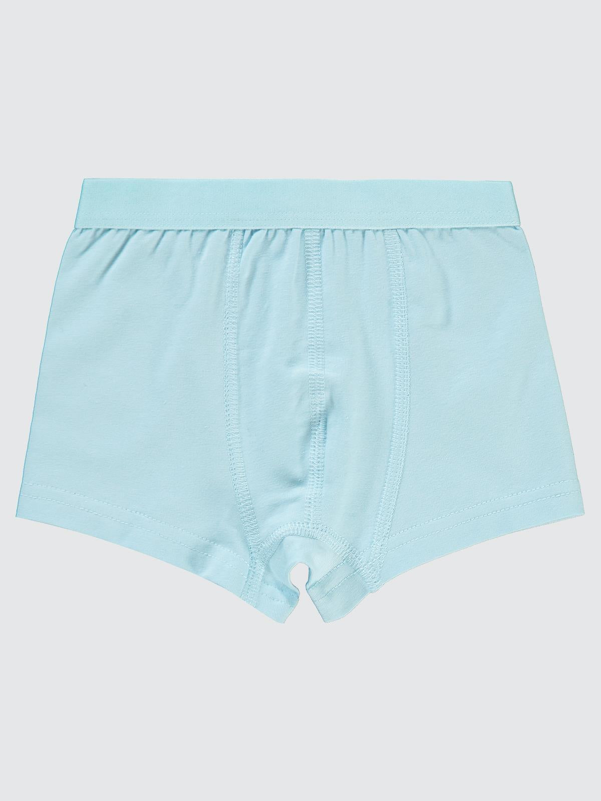 Civil Erkek Çocuk  Basic 2'li Boxer Set | Likralı Süprem | Okul Kreş ve Günlük Kullanım - Mavi