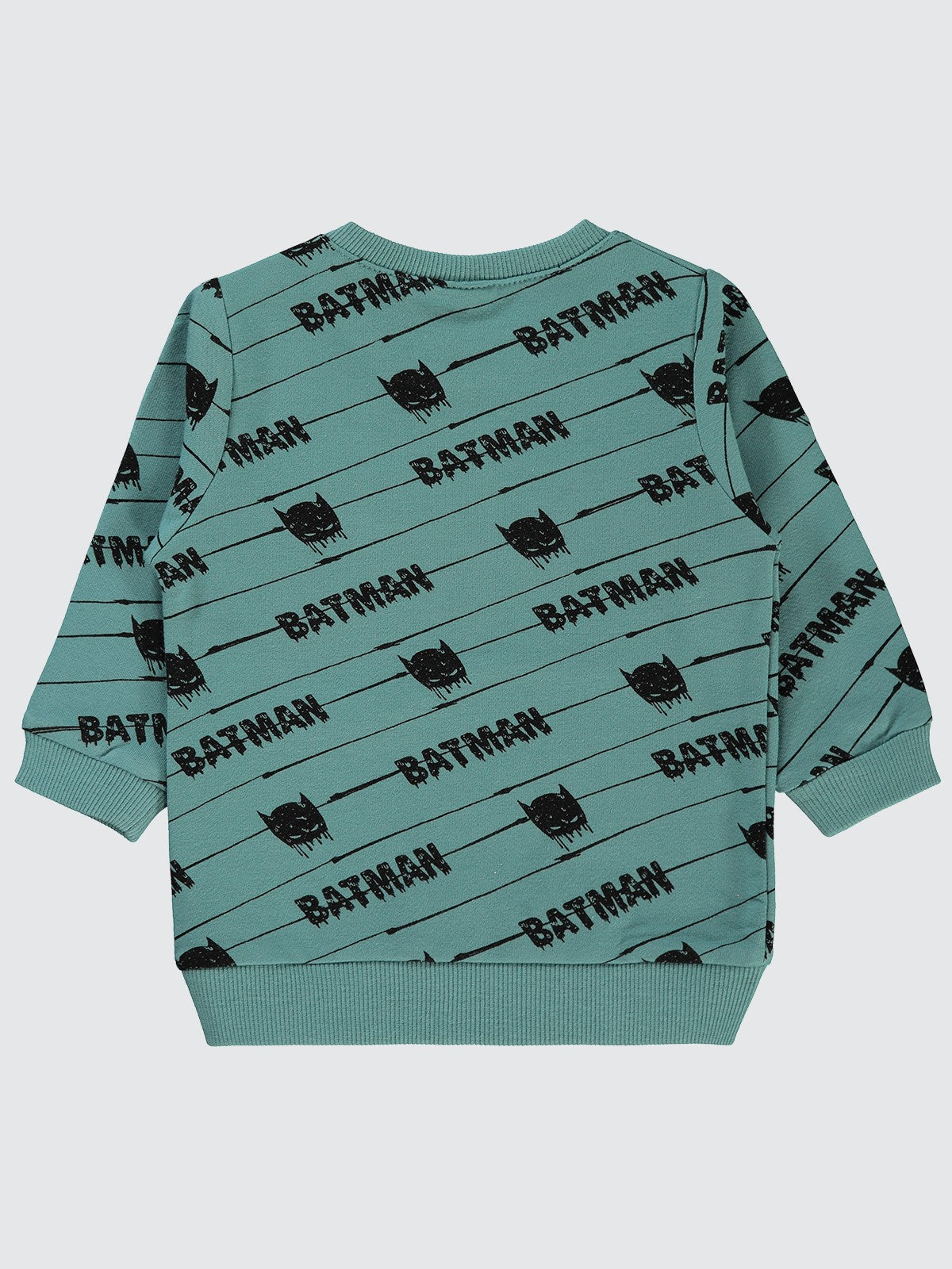 Batman Erkek Bebek Sweatshirt 6-18 Ay  - Bej