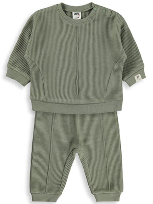 Civil Baby Etiketli 6-18 Ay Takım - Haki