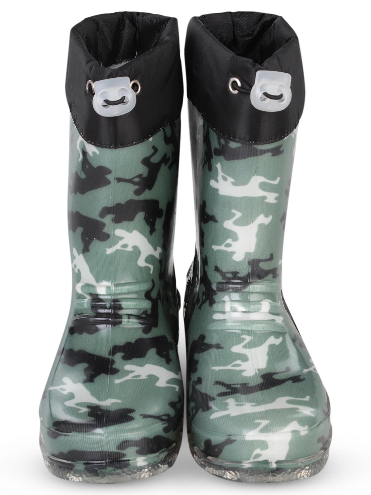 Civil Boots Kamuflaj 30-36 Numara Bot ve Çizme - Haki