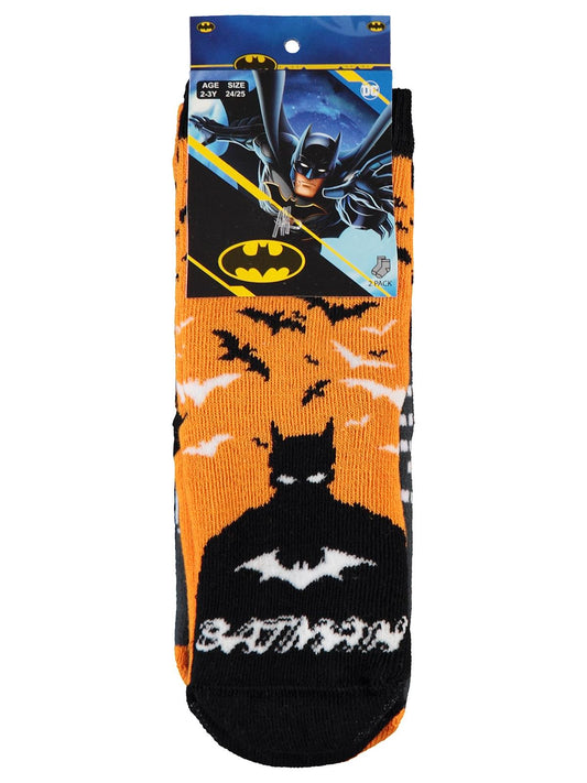Batman Havlu 2'li Erkek Soket Çorap | Havlu | Okul Kreş ve Günlük Kullanım