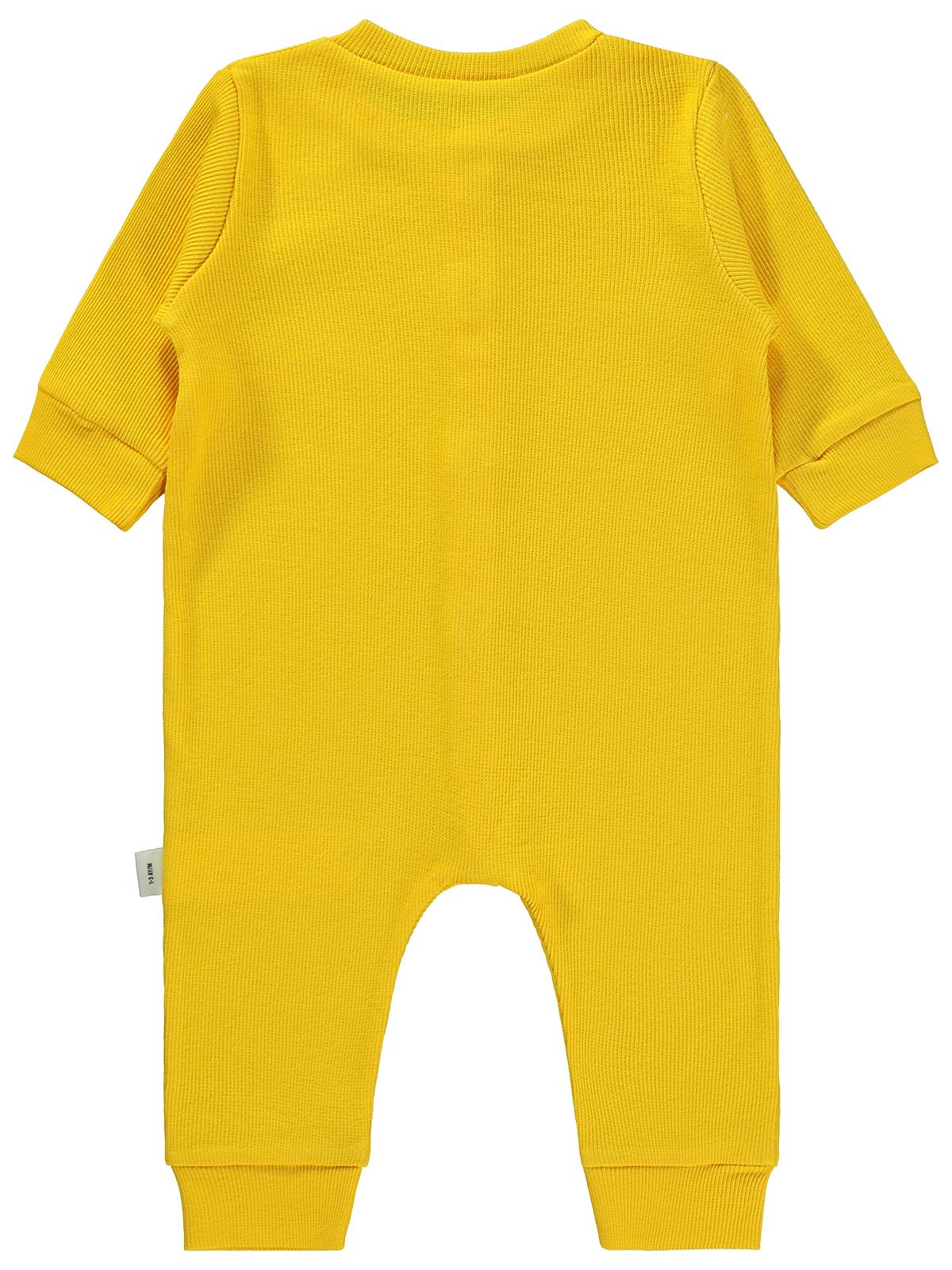 Civil Baby Düz Basic 1-6 Ay Tulum - Sarı