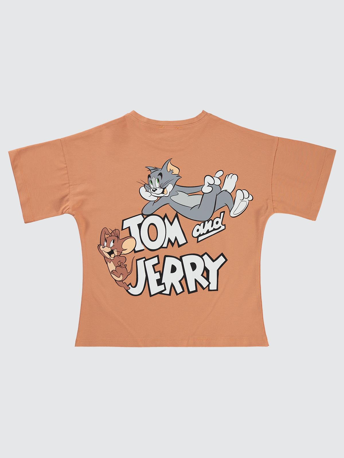Tom and Jerry 10-13 Yaş Tişört - Beyaz
