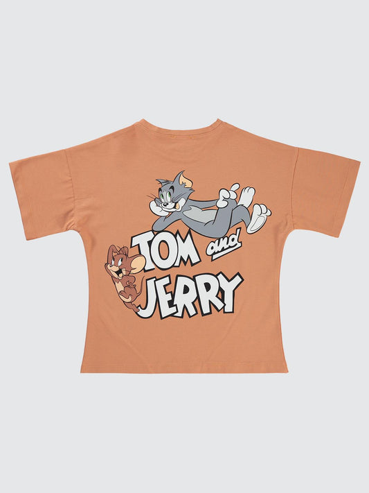 Tom and Jerry 10-13 Yaş Tişört - Beyaz