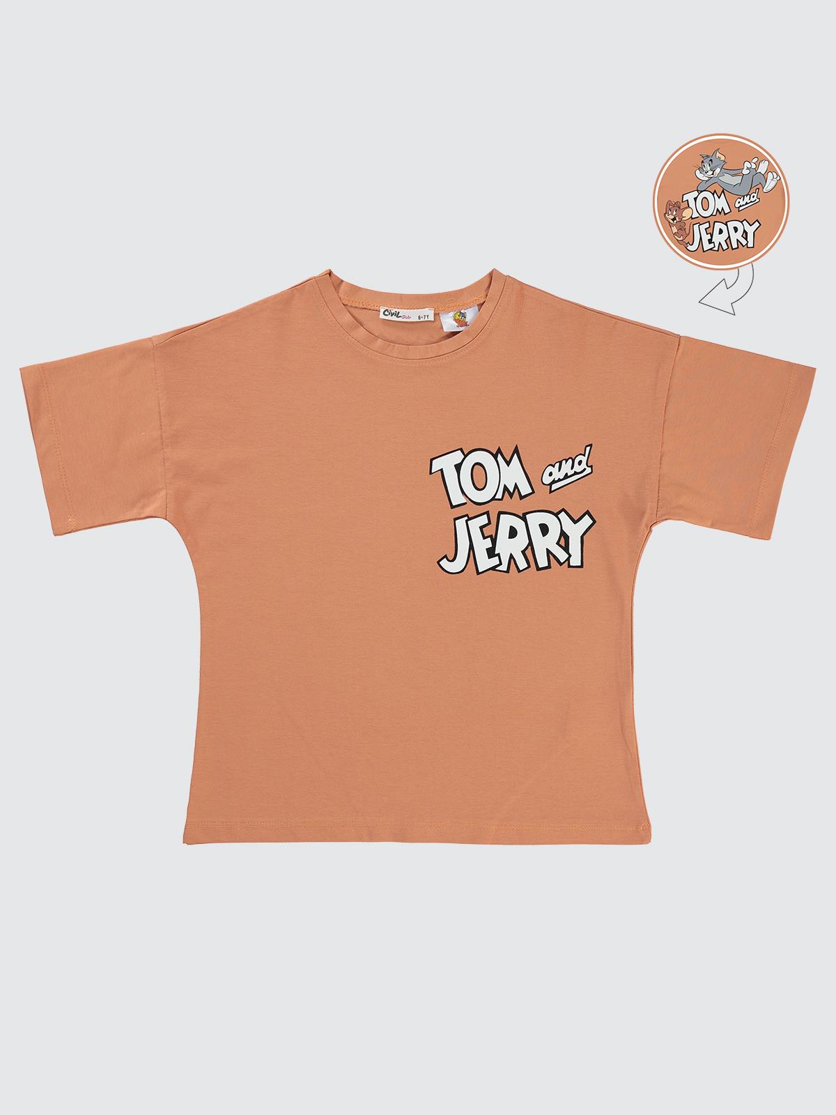 Tom and Jerry 10-13 Yaş Tişört - Beyaz