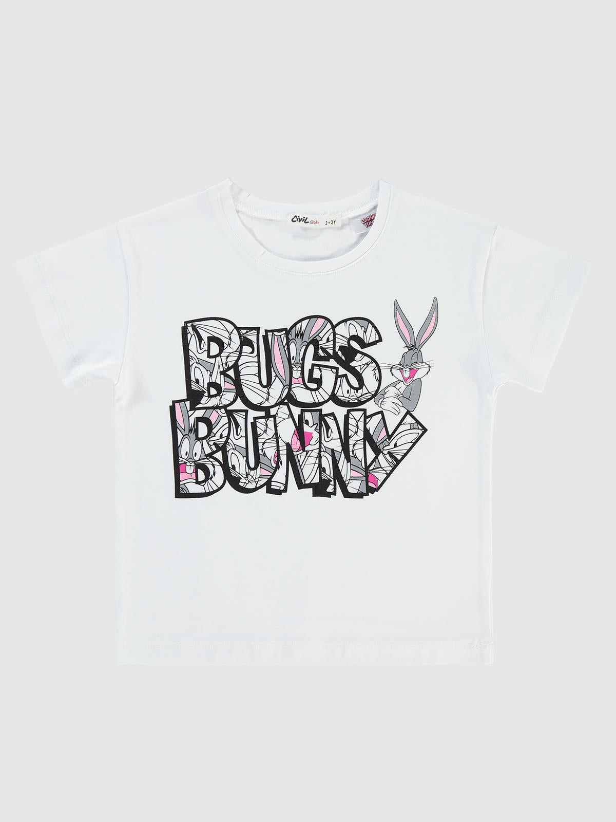Bugs Bunny 2-5 Yaş Tişört - Beyaz